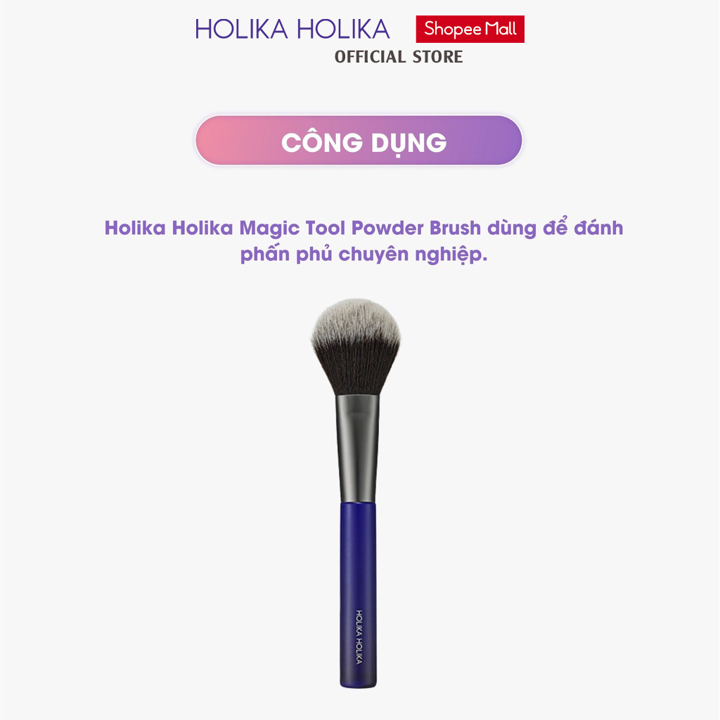 Cọ tán kem nền dẹt Holika Holika Magic Tool Flat Foundation Brush 15,8x2,5 (cm) - 7173