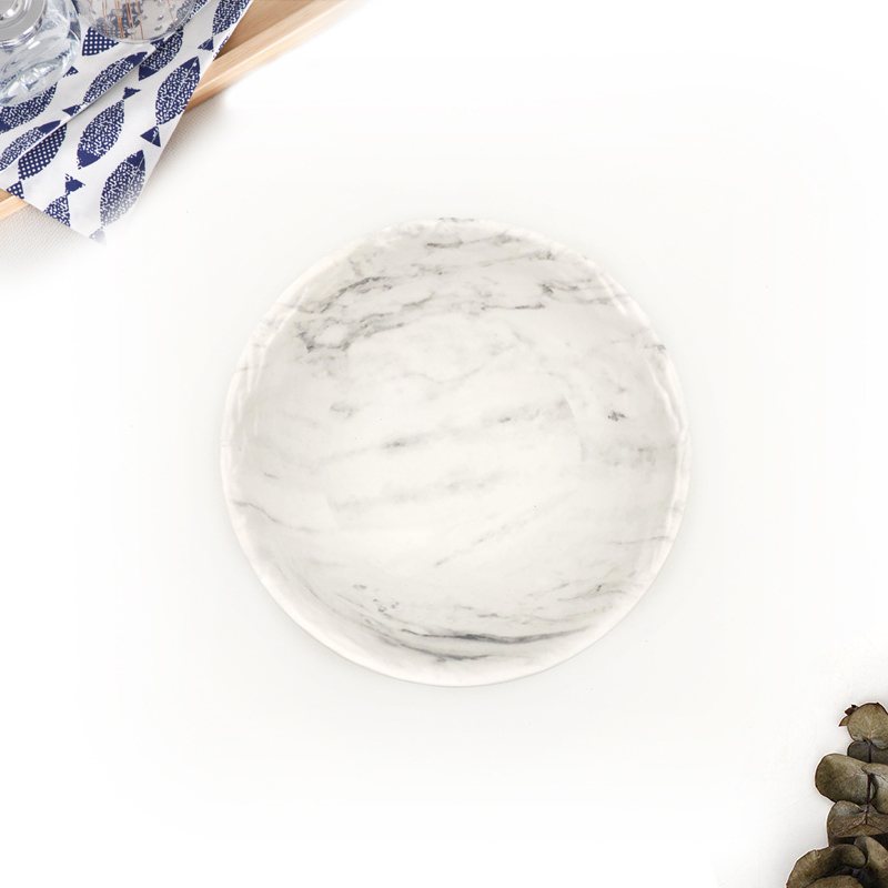 Tô tròn Melamine cao cấp dùng ăn mì, ăn bún, ăn phở vân đá