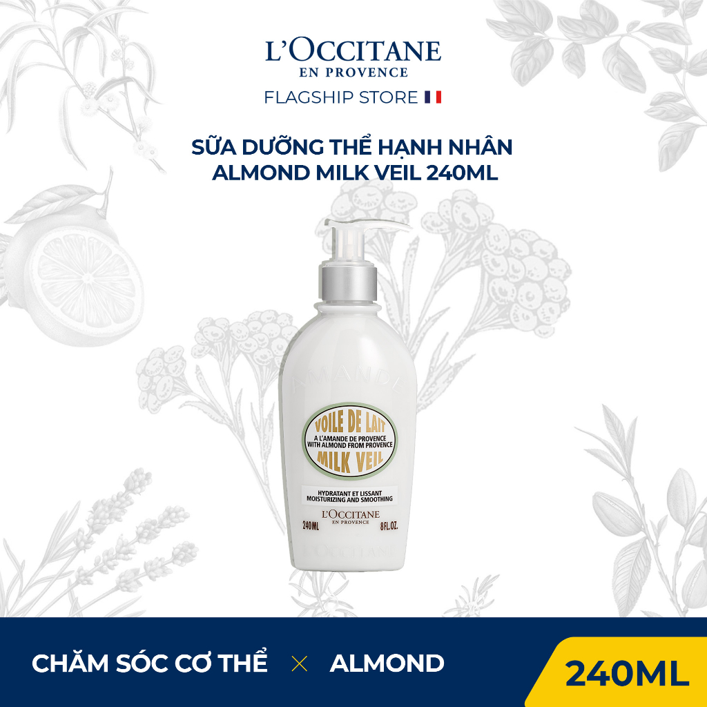 Sữa Dưỡng Thể Hạnh Nhân L'Occitane Almond Milk Veil 240ml