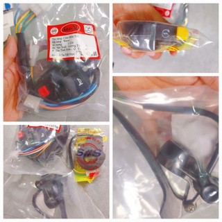Bộ cùm công tắc Wave nhỏ , Full bộ cùm trái +Tay thắng đùm+ nút đề wave