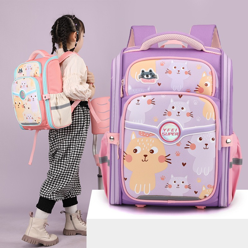 Balo Chống Gù [ Hàng Cao Cấp] Xuất Nga cho Bé Trai Bé Gái Hoạ Tiết Đáng Yêu