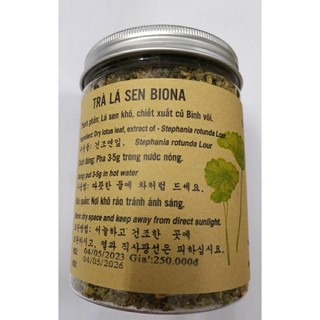 Trà lá sen 100% lá sen organic