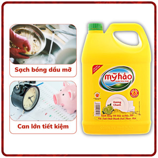 NƯỚC RỬA CHÉN MỸ HẢO 3.8KG - CHANH