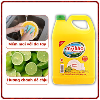 NƯỚC RỬA CHÉN MỸ HẢO 3.8KG - CHANH