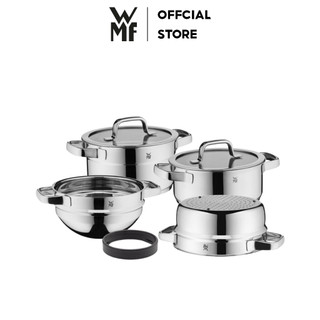 Bộ nồi WMF Compact Cuisine 4 Món Chất Liệu Thép Cromargan 18/10, Có Thể Xếp Chồng - 0798046380