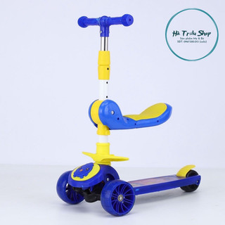 Xe scooter 2 chức năng - xe chòi chân, xe trượt