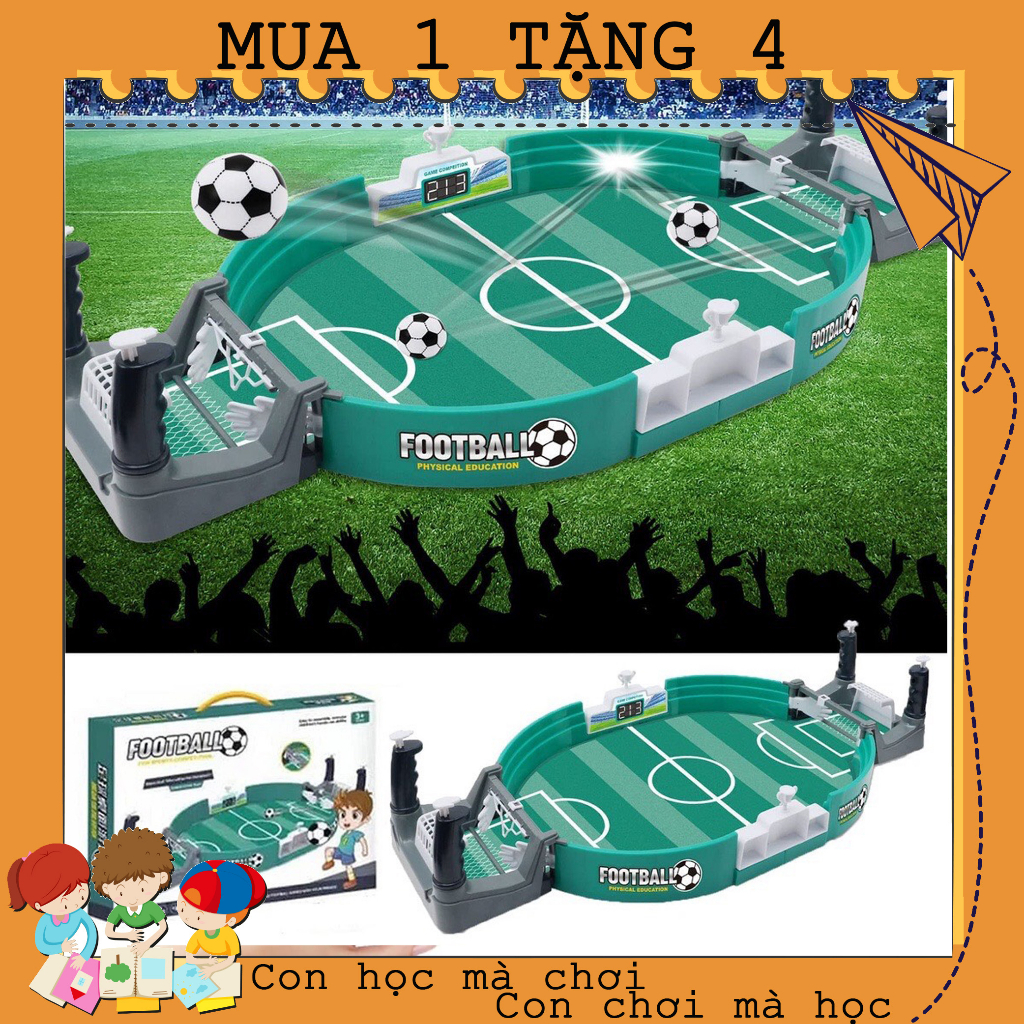 Đồ chơi sân bóng đá mini kích thước lớn cực vui nhộn dễ thương cho bé- 2 người chơi