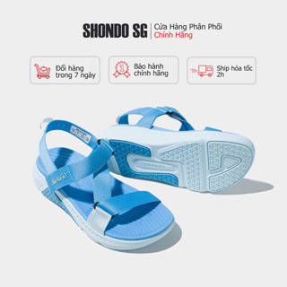 [Chính hãng] Giày SHONDO Sandals F7 Racing xanh dương xanh da trời F7R3033