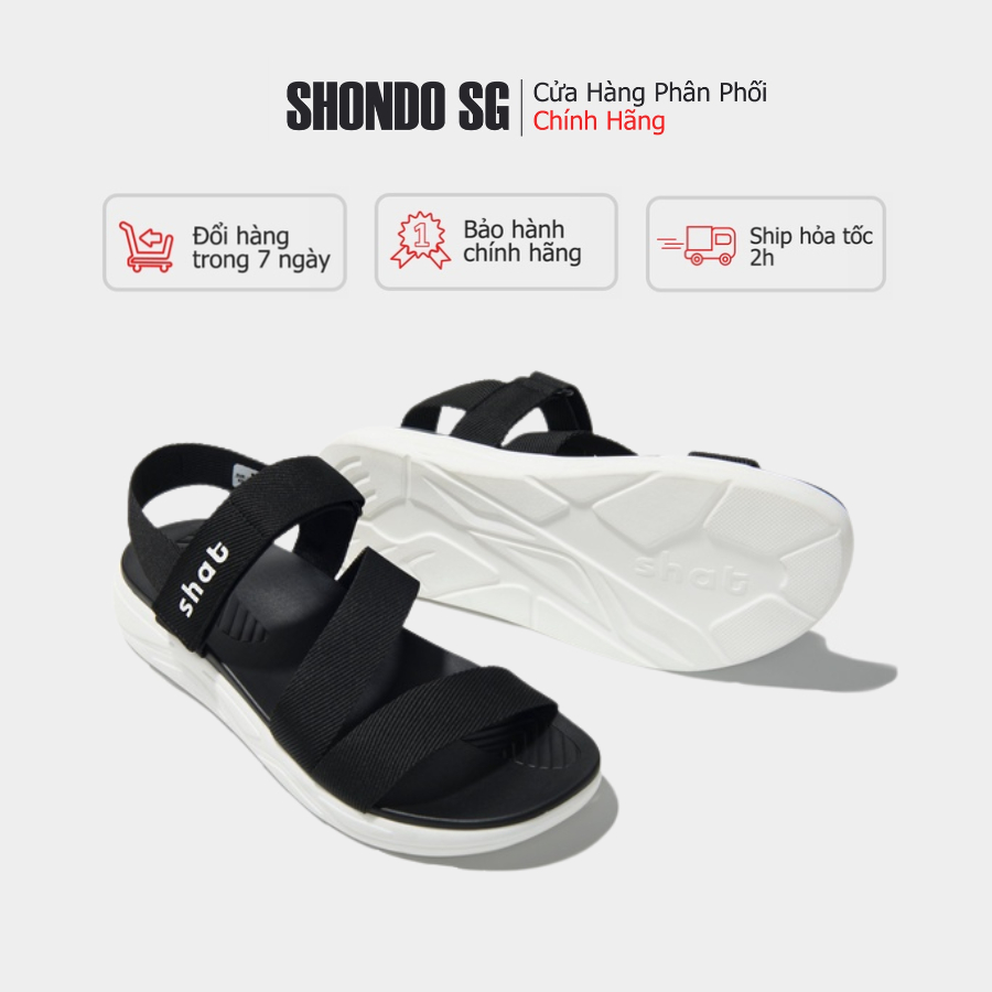 Giày Shat-Shondo màu đen S1M0010 chính hãng,dòng sản phẩm có bảo hành