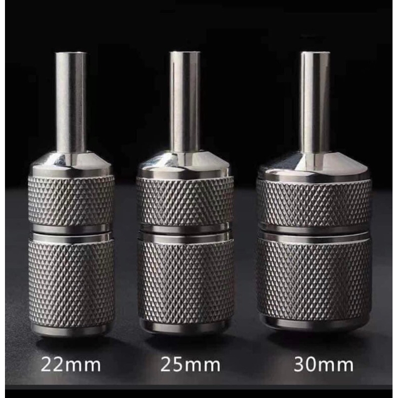 Tay cầm vặn máy xăm ; tay cầm inox