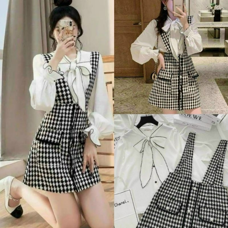 Set yếm Dạ kèm lót xinh xắn❤️mẫu HOT siêu xinh (Đầm đẹp mê ly💯)
