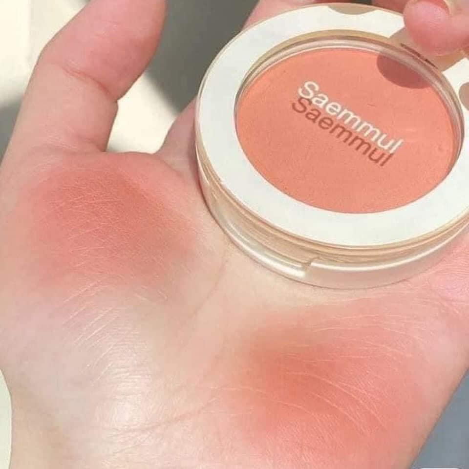 MÁ HỒNG The Saem Single Blusher 5g