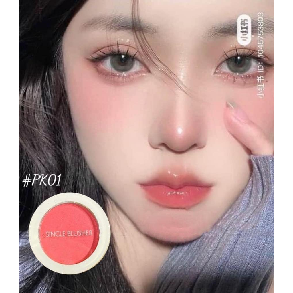 MÁ HỒNG The Saem Single Blusher 5g