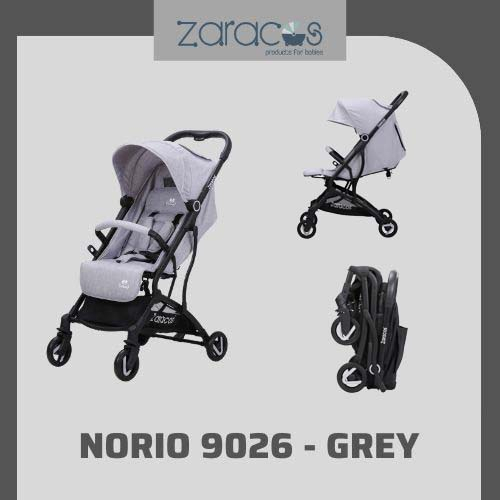 Xe đẩy gấp gọn cho bé Zaracos Norio 9026 Gray – Zaracos Việt Nam