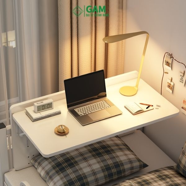 Bàn gấp gọn để đầu giường sử dụng học tập, ăn uống - gp267