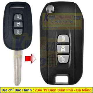 Vỏ Độ Gập chìa khoá xe Chevrolet Captiva V15