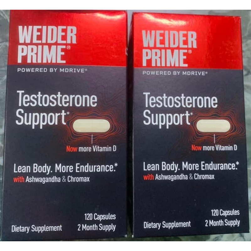Viên uống Weider Prime Testosterone support For Men 120 viên của Mỹ( đủ Bill )