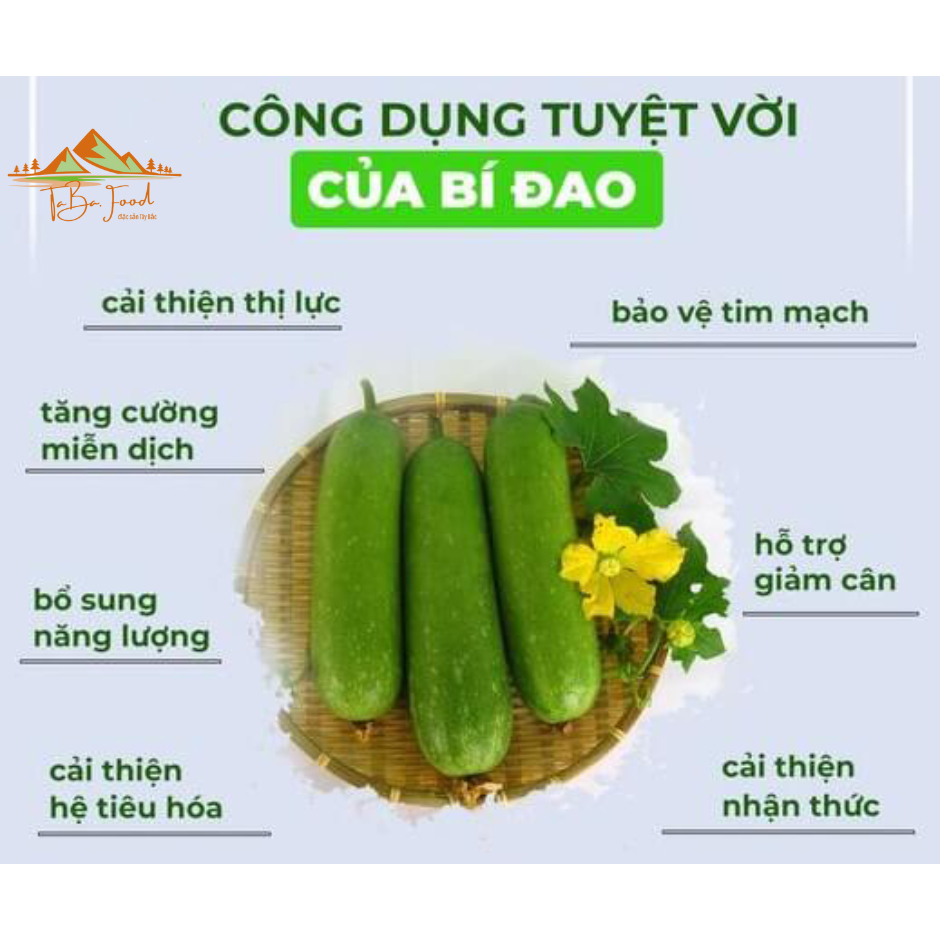✅  1kg Bí Đao Sấy Khô, Bí đao sạch Điện Biên
