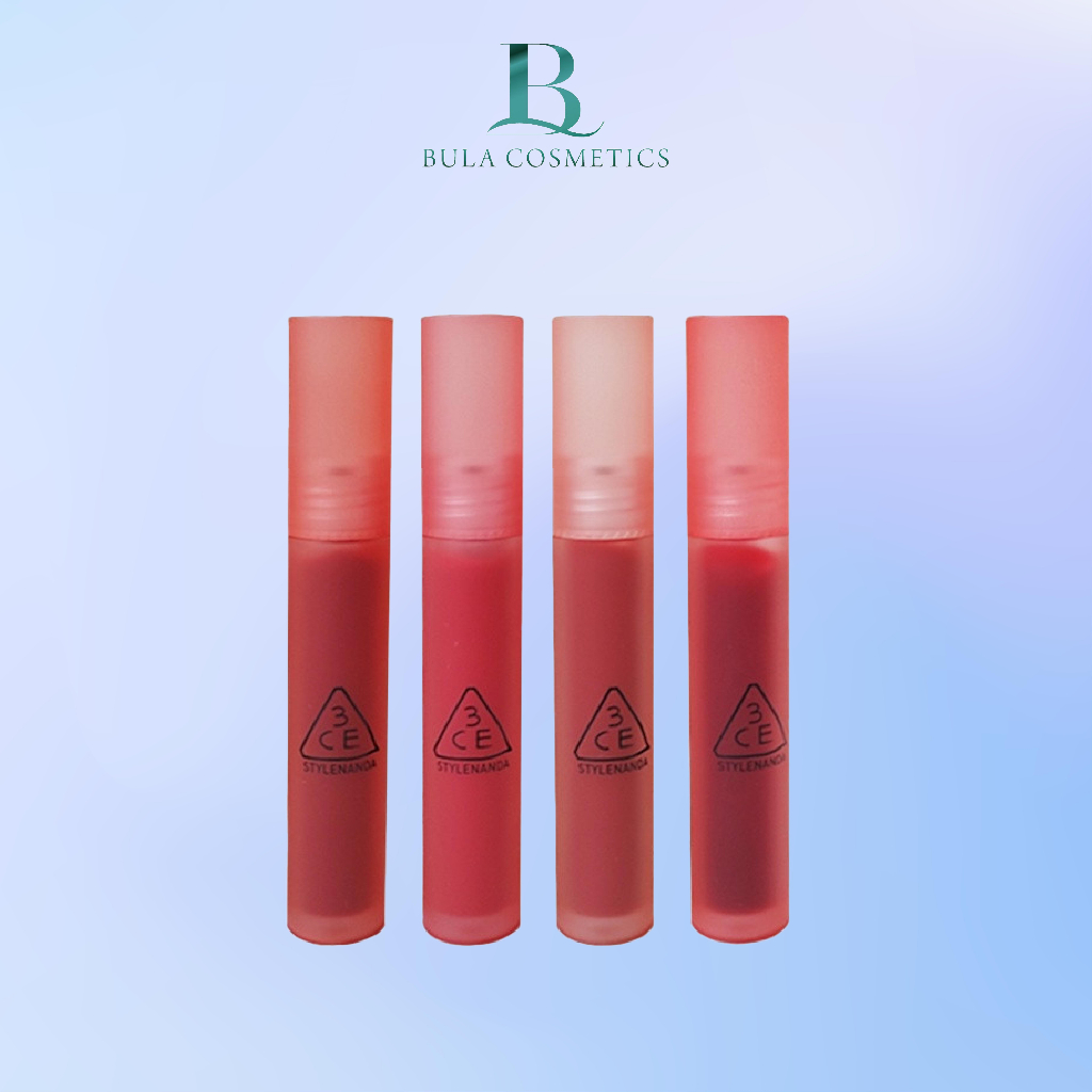 Son 3CE Blur Water Tint, Son Tint Siêu Lì, Bóng Nhẹ Không Lem (Full Màu)
