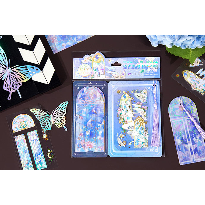 Bộ sticker cute tự sáng tạo bookmark DIY