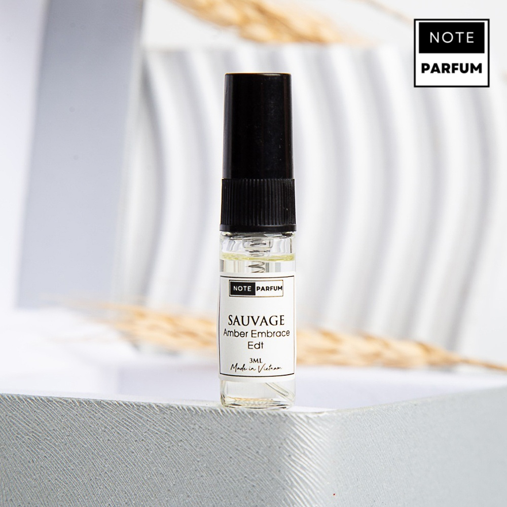 Nước hoa nam Noteparfum Sauvage - Amber Embrace phiên bản dùng thử 3ml phong cách gợi cảm, ấm áp và lịch lãm