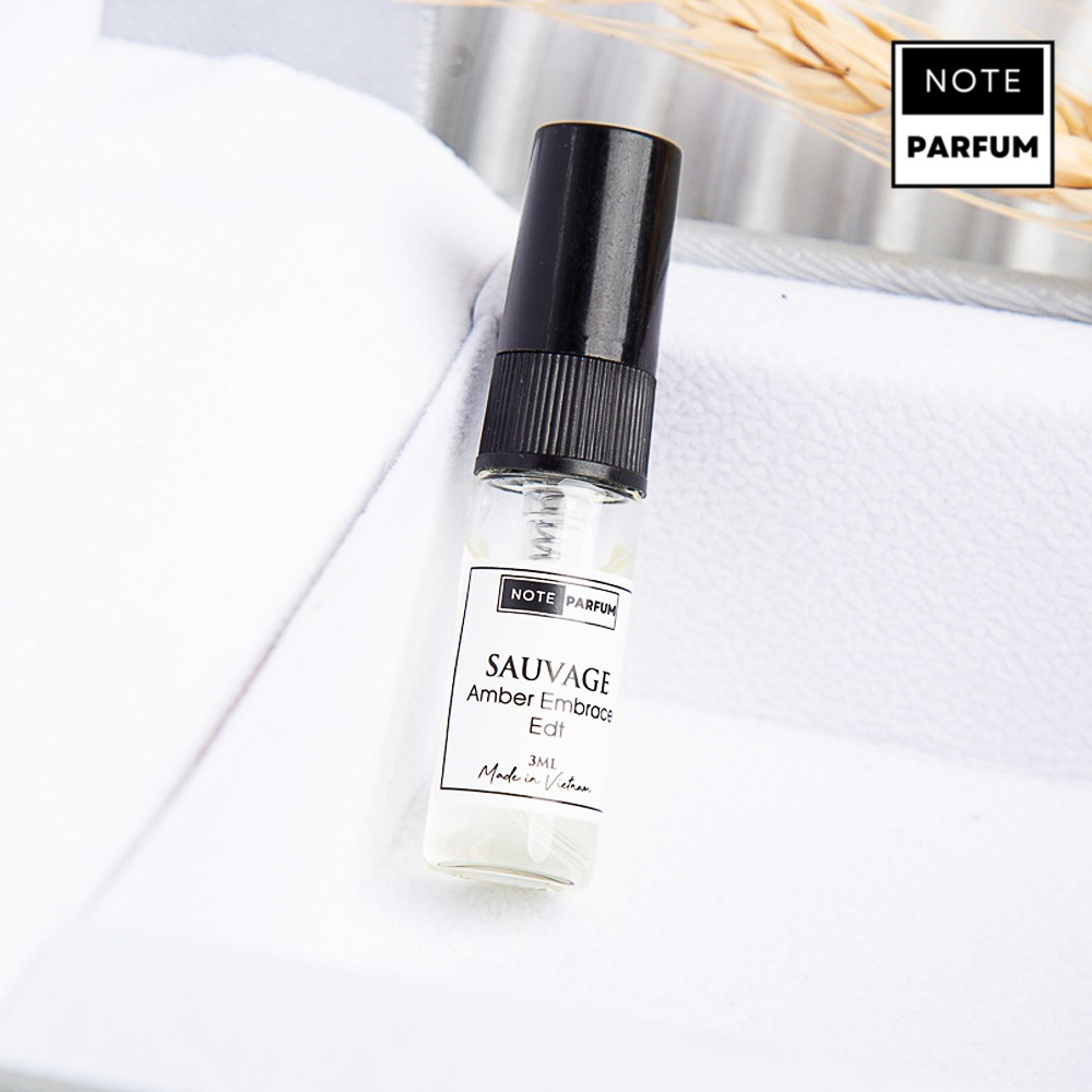 Nước hoa nam Noteparfum Sauvage - Amber Embrace phiên bản dùng thử 3ml phong cách gợi cảm, ấm áp và lịch lãm
