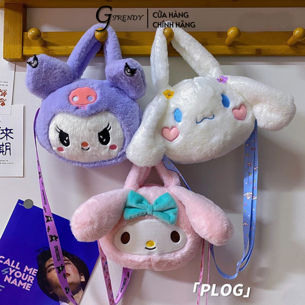 Túi Đeo Chéo Sanrio Kuromi Cinnamoroll Melody Kitty