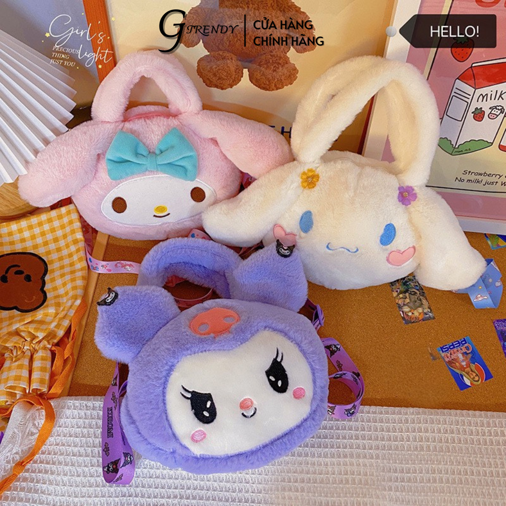Túi Đeo Chéo Sanrio Kuromi Cinnamoroll Melody Kitty