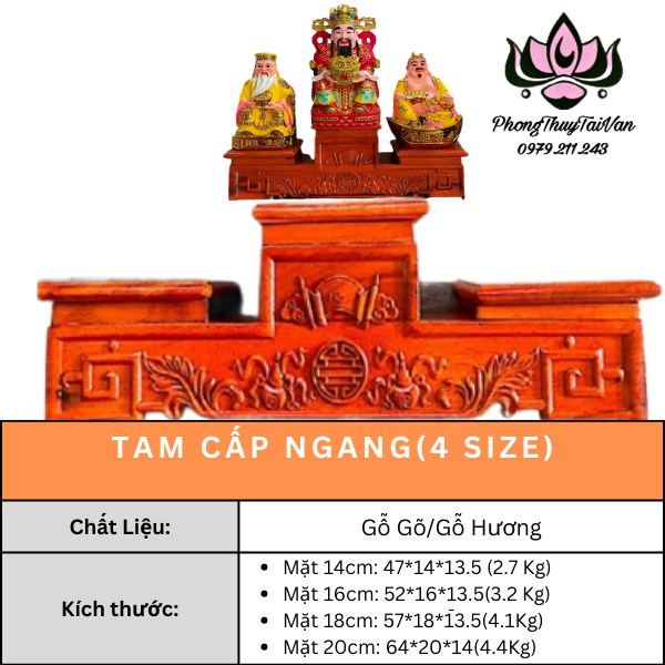 (thờ tượng phật, thần, bát hương, .....)