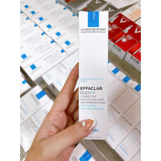 Kem Dưỡng Da Giúp Giảm Mụn, Thông Thoáng Lỗ Chân Lông Ngăn Ngừa Thâm Và Mụn Tái Phát La Roche-Posay Effaclar Duo+ 40ml
