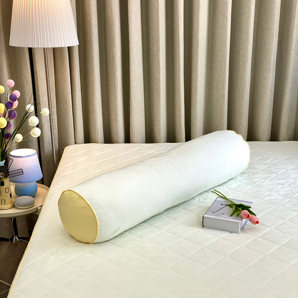 Bộ ga giường chần bông K-bedding By Everon Màu Vàng KMTS102 họa tiết thêu