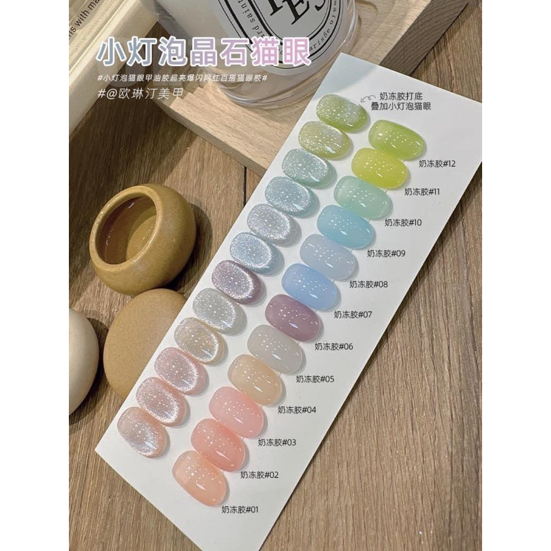 Sơn Gel mắt mèo Tone bạc mới