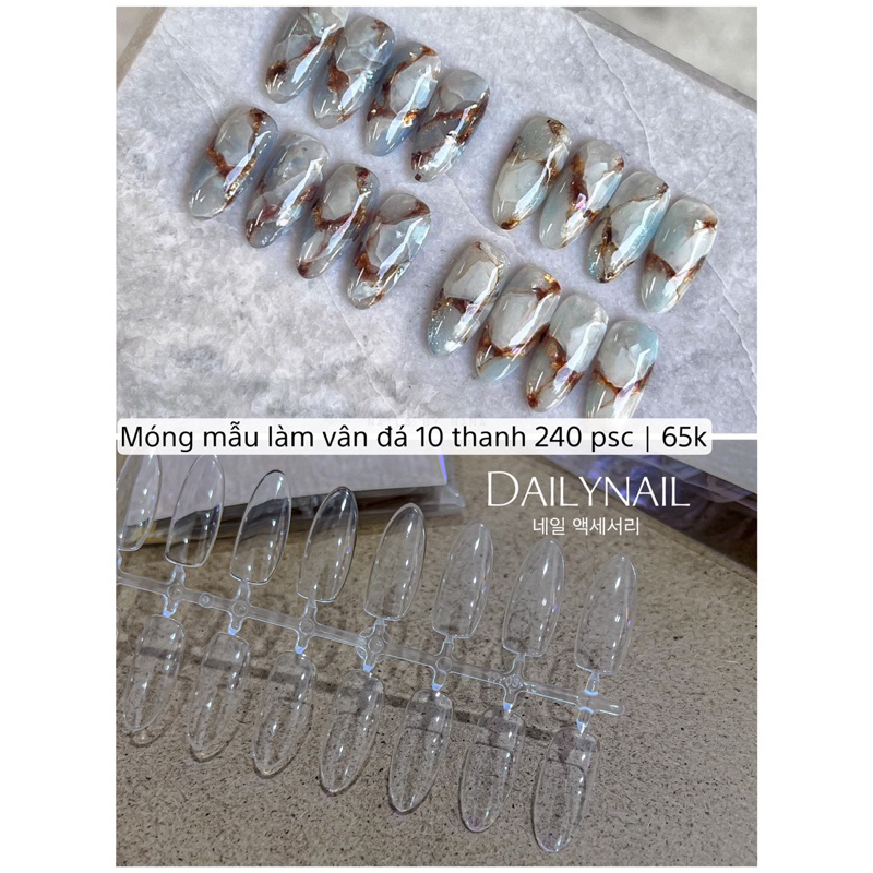 Móng mẫu chuyên làm vân đá