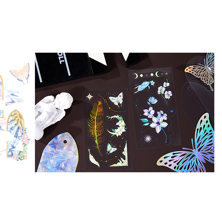 Bộ sticker cute tự sáng tạo bookmark DIY