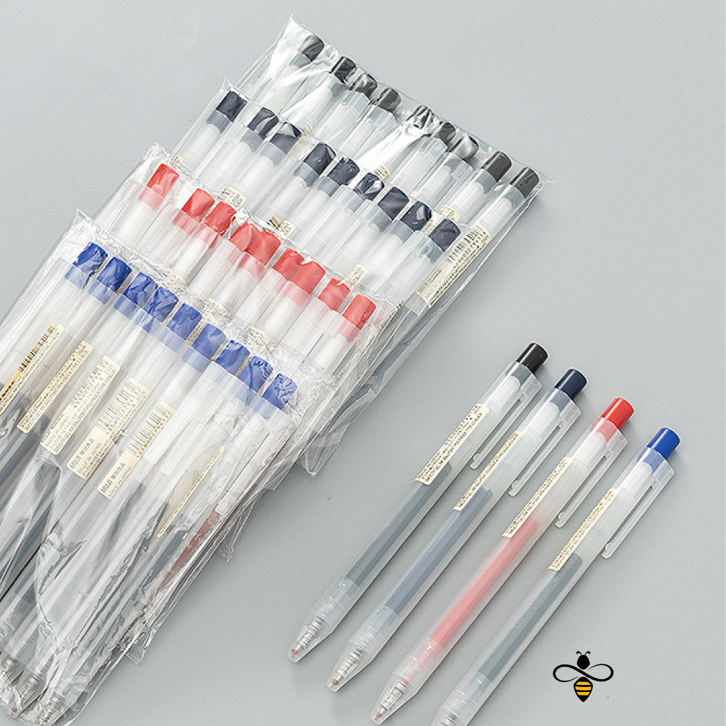 Bút bi bấm Muji ngòi 0,5 mm