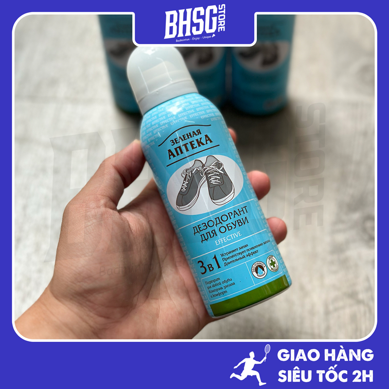 Chai xịt khử mùi giày cầu lông Apteka Effective 150ml