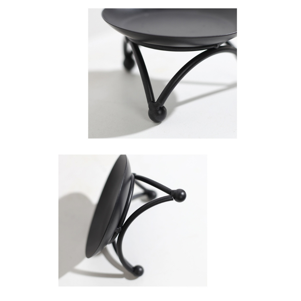 Giá đỡ nến 3 chân bằng kim loại dùng trang trí phòng khách, phòng ngủ, phòng làm việc