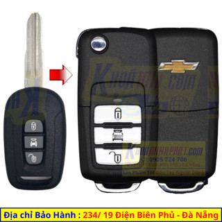 Vỏ chìa khoá độ gập xe ô tô Chevrolet Captiva V16