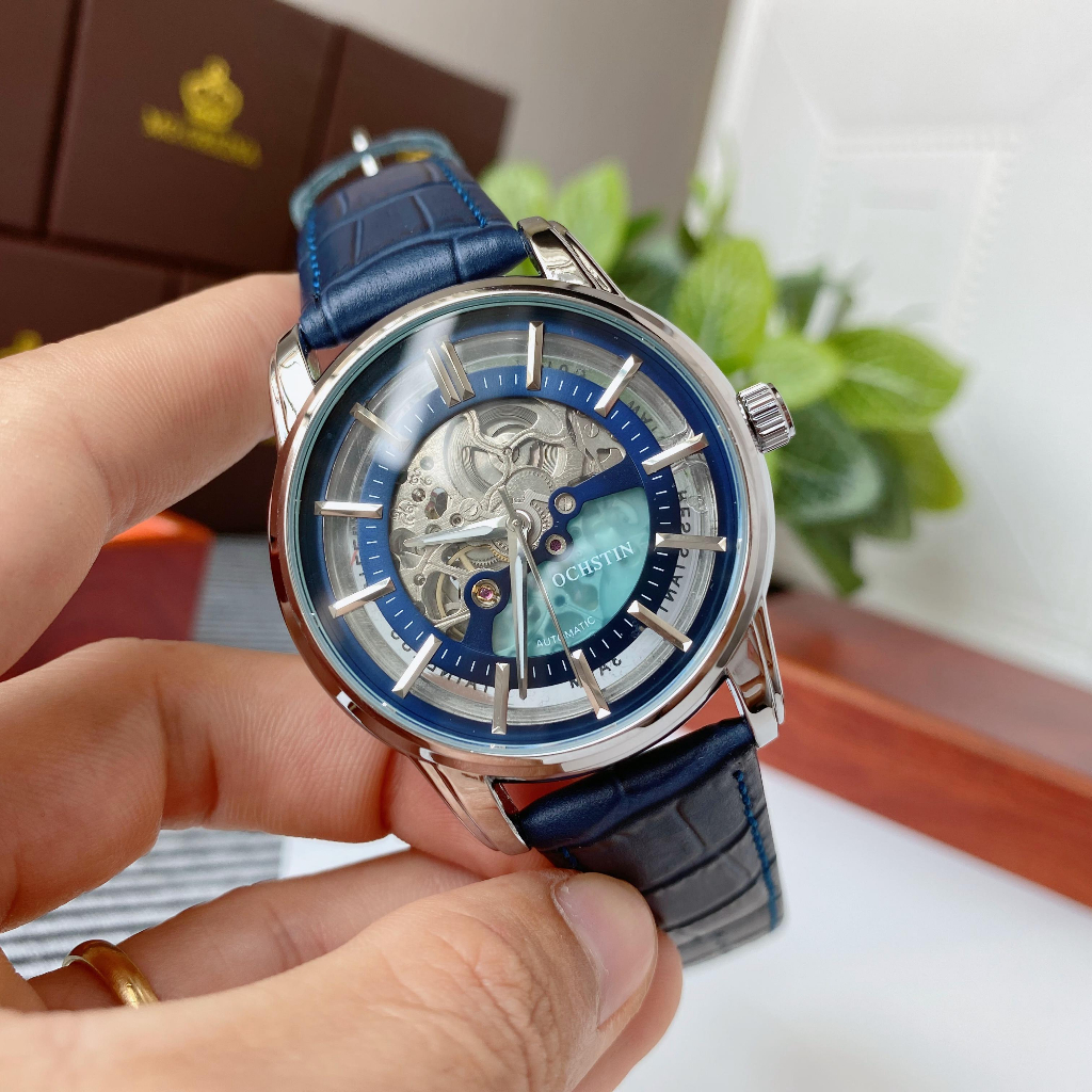 Đồng hồ nam Ochstin cơ lộ máy thiết kế cao cấp tuyệt đẹp, đẳng cấp, máy siêu nhạy, hoạt động mượt