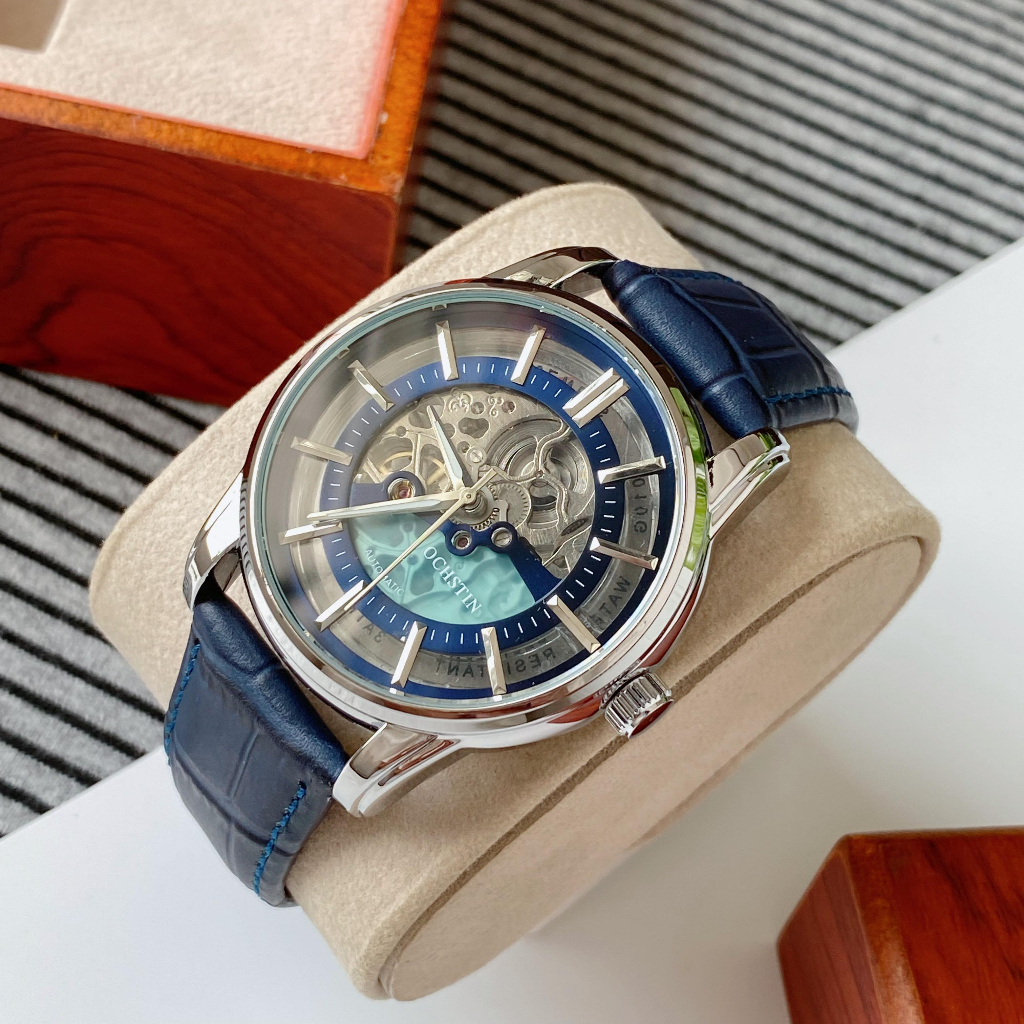 Đồng hồ nam Ochstin cơ lộ máy thiết kế cao cấp tuyệt đẹp, đẳng cấp, máy siêu nhạy, hoạt động mượt