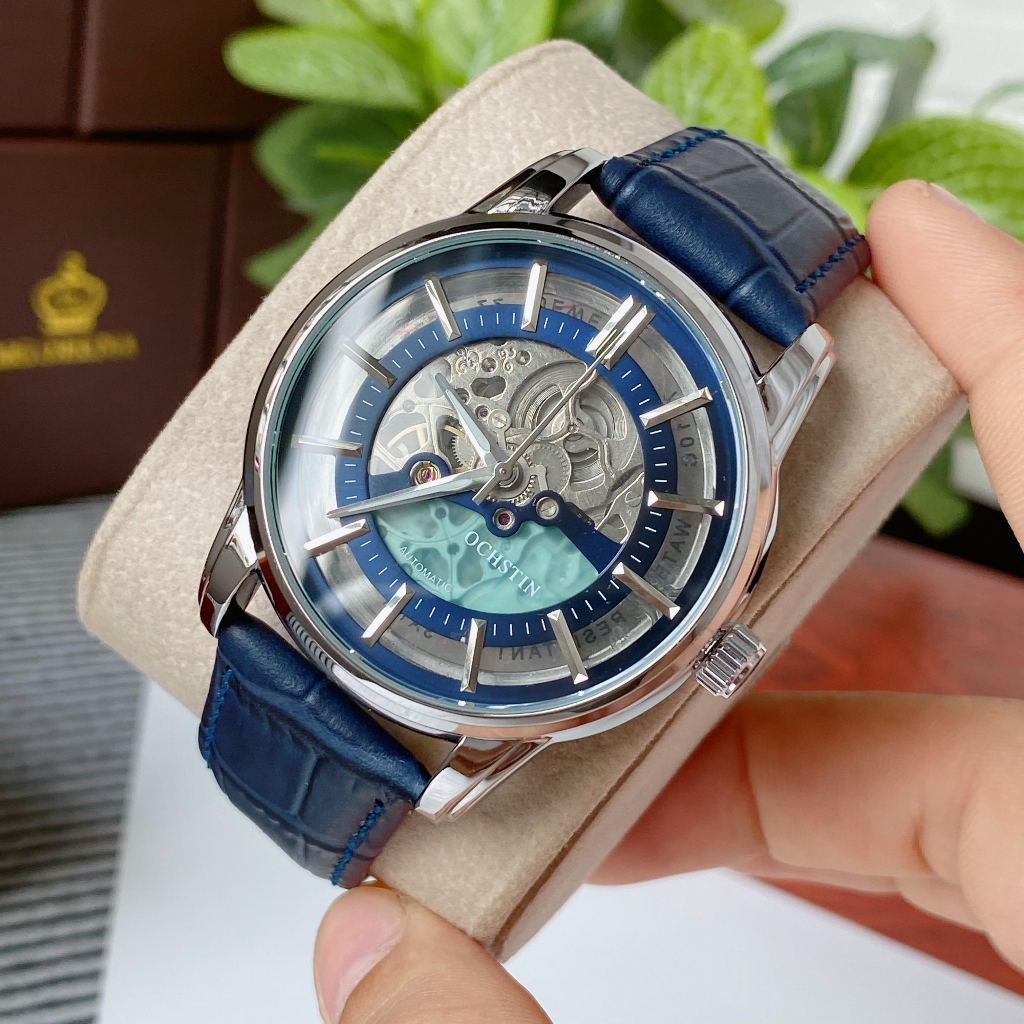 Đồng hồ nam Ochstin cơ lộ máy thiết kế cao cấp tuyệt đẹp, đẳng cấp, máy siêu nhạy, hoạt động mượt