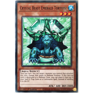 [Thẻ Yugioh] Crystal Beast Emerald Tortoise |EN| Common