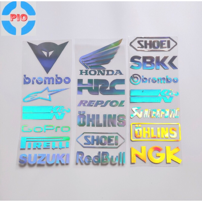 Tem Phản Quang Laser Cao Cấp Dán Xe Máy, Ô Tô, Mũ Bảo Hiểm, Chống Thấm Nước, Chống Bay Màu