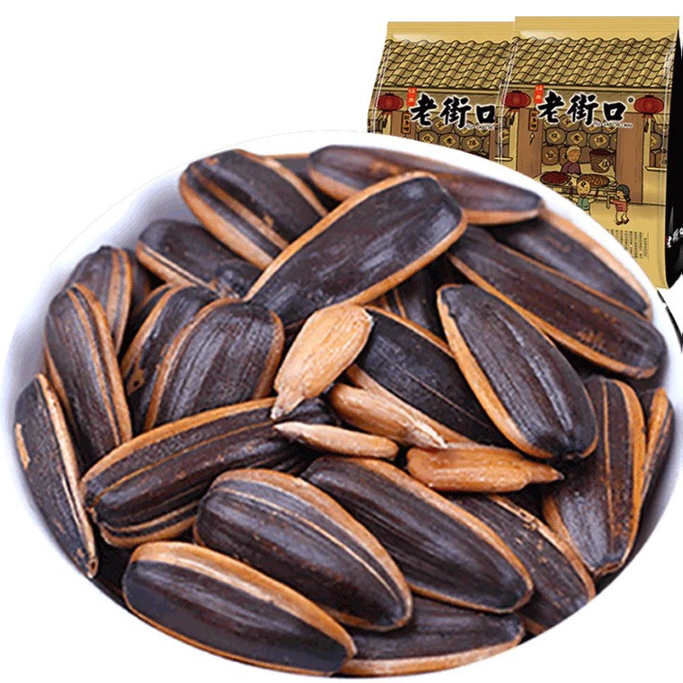 Hướng dương tẩm vị mật ong caramen laojiekou gói 500g - Tiệm ăn vặt china