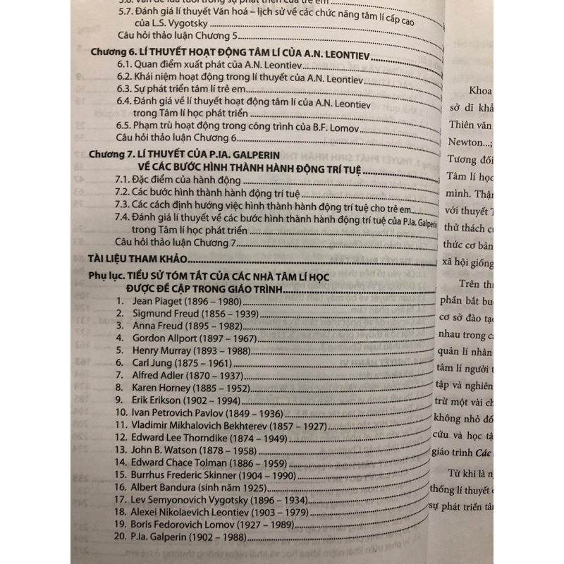 Sách - Giáo trình Các lí thuyết phát triển tâm lí người