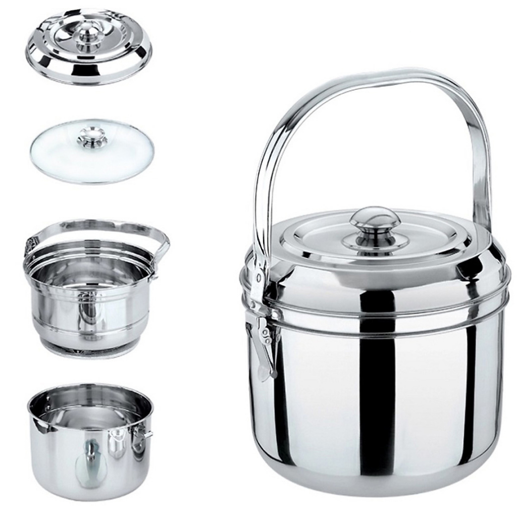 Nồi ủ nhiệt, nồi hầm thức ăn tiết kiệm điện, tiết kiệm ga, dung tích 5.5 lít giá rẻ, giữ nhiệt 6 tiếng có quà kèm theo
