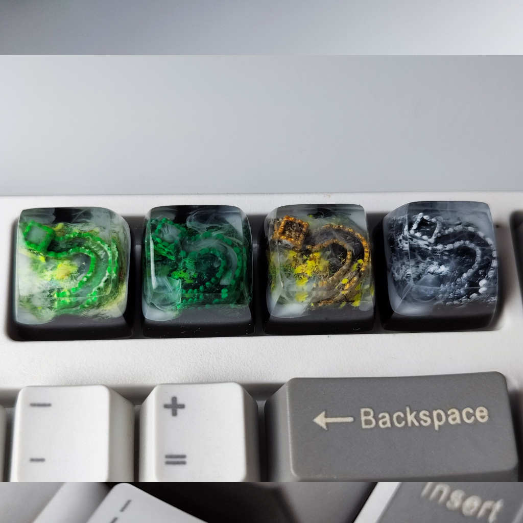 Resin Artisan Greatwall, keycap trang trí bàn phím hình Vạn Lý Trường Thành, Profile SA 1U | HYPERKEEB