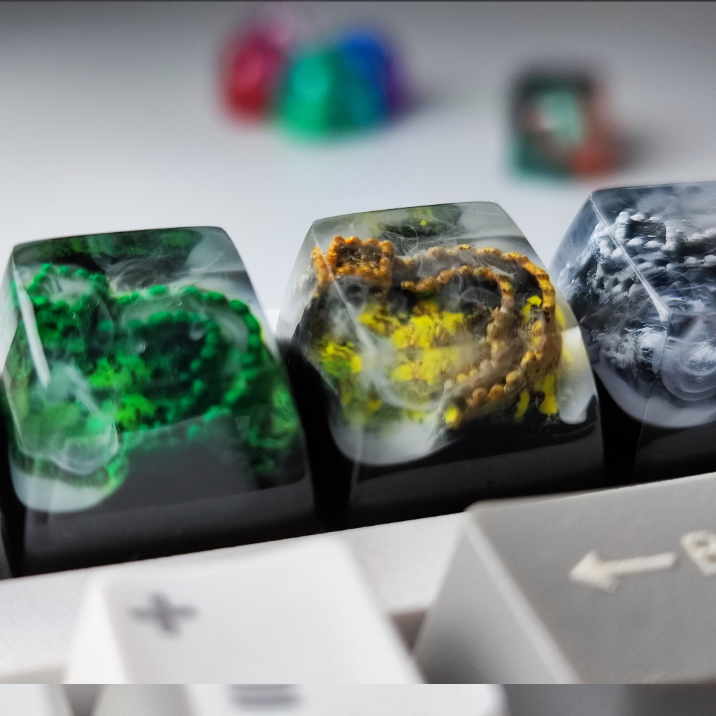 Resin Artisan Greatwall, keycap trang trí bàn phím hình Vạn Lý Trường Thành, Profile SA 1U | HYPERKEEB