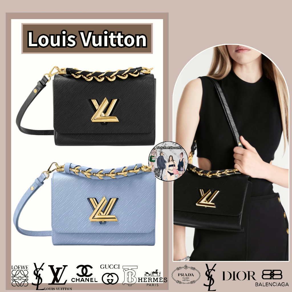 Louis Vuitton/lv/Túi xách cỡ trung TWIST/Túi nữ/Túi Messenger/Túi đeo vai/Mua hàng chính hãngLouis Vuitton/lv/Túi xách c
