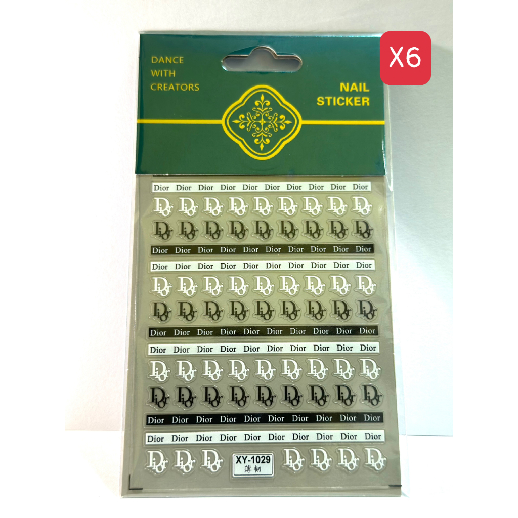 Sticker lụa 5D thương hiệu cao cấp mẫu mới dán móng nail